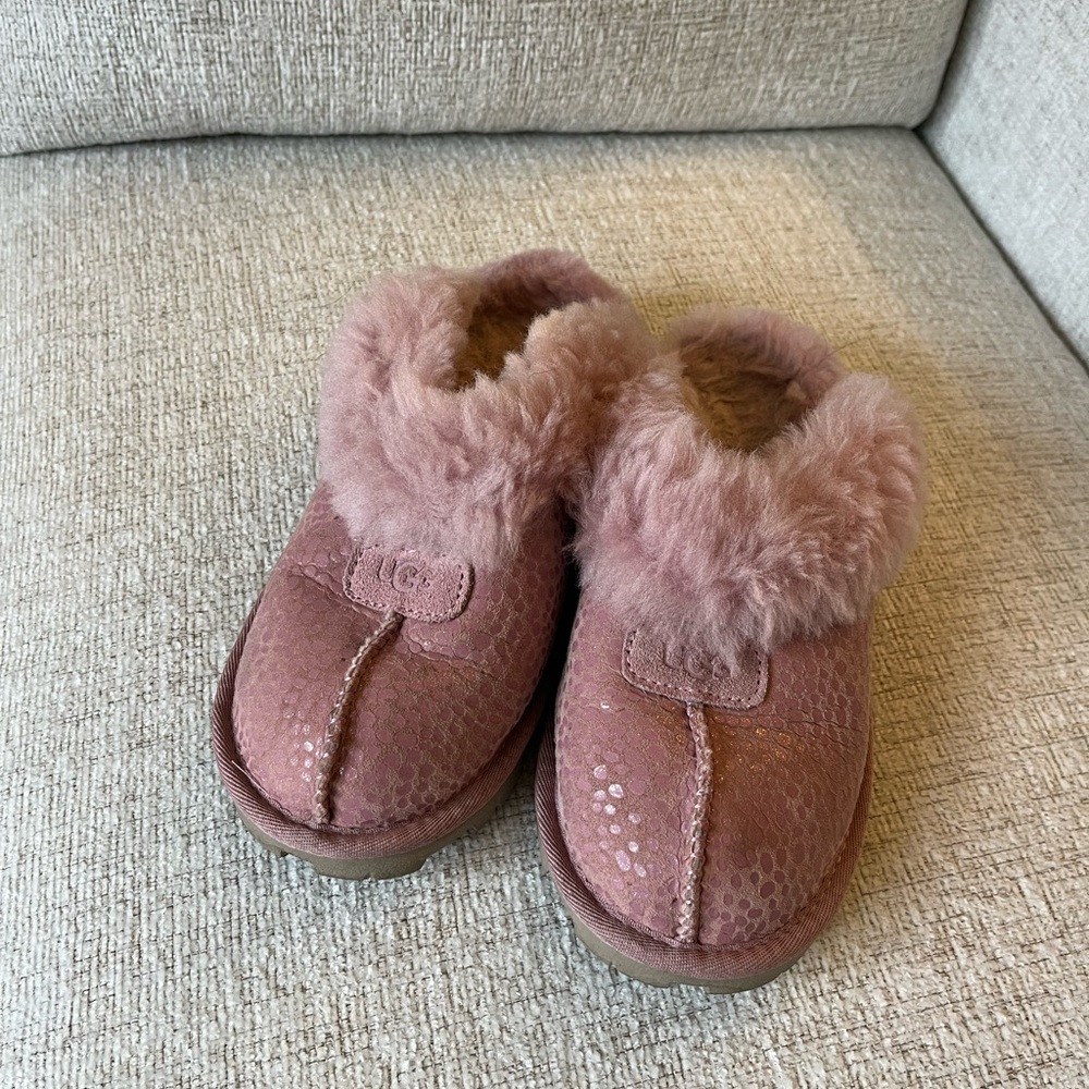 Pink UGG slippers